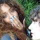 Image for article titled Odd Couple Rihanna and Miranda July Love Each Other's Eyeballs